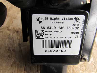 BMW Night Vision Camera Kamera 66549132753525i 528i 535i 550i 645Ci 650i 745i 750i 760i6